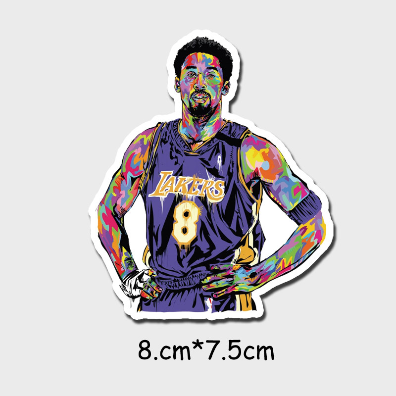 纪念科比旅行箱贴纸笔记本电脑airpodspro防水贴画ins笔记本个性小