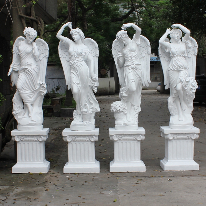 欧式音乐人物雕塑天使四季仕女庭院花园酒吧装饰婚礼道具创意摆件