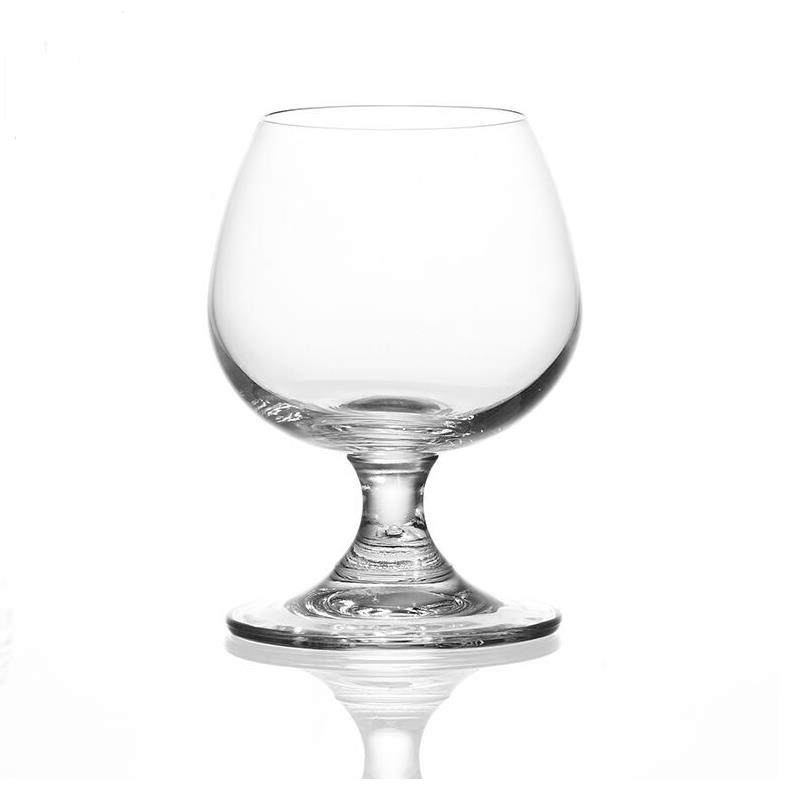 6只装青苹果玻璃白兰地杯套装无铅威士忌洋酒杯矮脚杯欧式家用