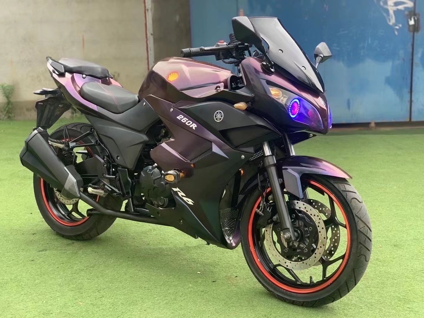 雅马哈r3小忍者跑车川崎h2双缸400s款地平线v6趴赛重机摩托车上牌