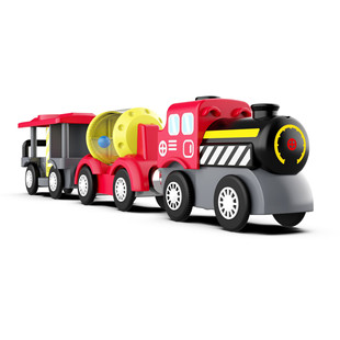 托马斯小火车木制轨道西蒙欢庆车儿童木质益智拼装玩具车3岁以上