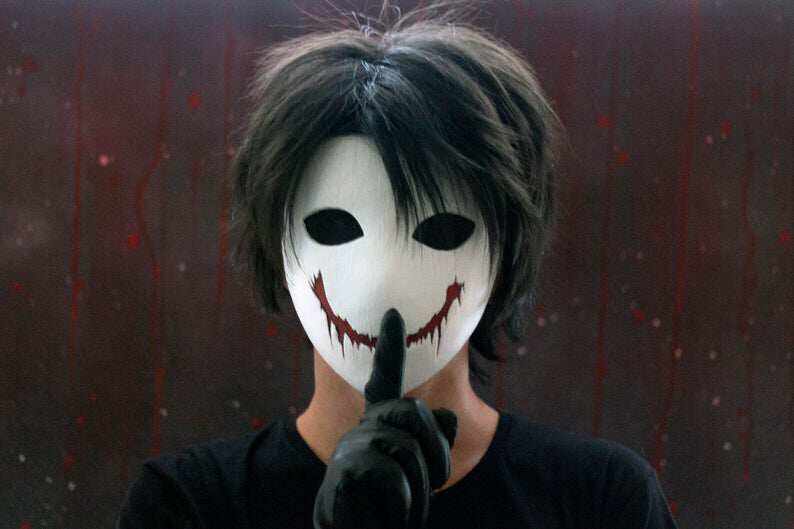 俄罗斯代购bloody手作画家血腥灵感角色扮演万圣节cosplay面具