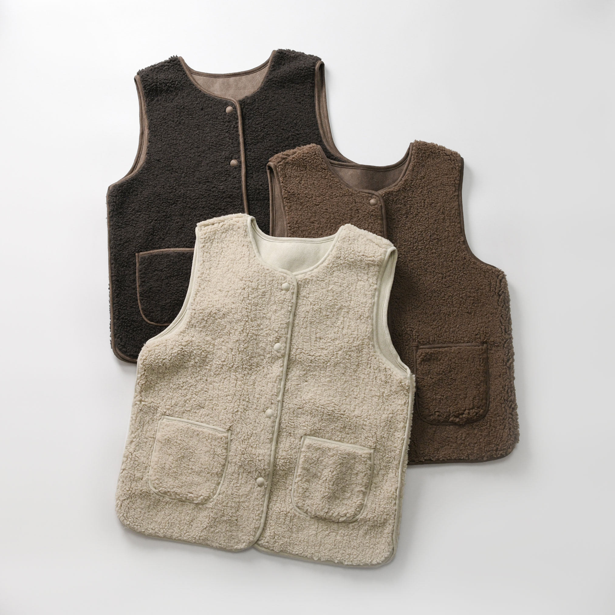 皮毛一体羊羔毛马甲女2021年冬季新款百搭宽松马夹背心坎肩外套