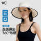 VVC渔夫帽成毅同款夏季防晒遮阳帽防紫外线2024新款太阳盆帽薄款