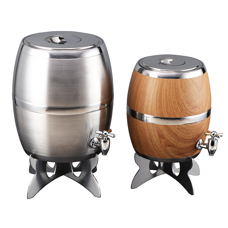 酒吧啤酒桶不锈钢扎啤桶鲜啤酒桶生啤酒炮桶红酒桶双层保温带龙头