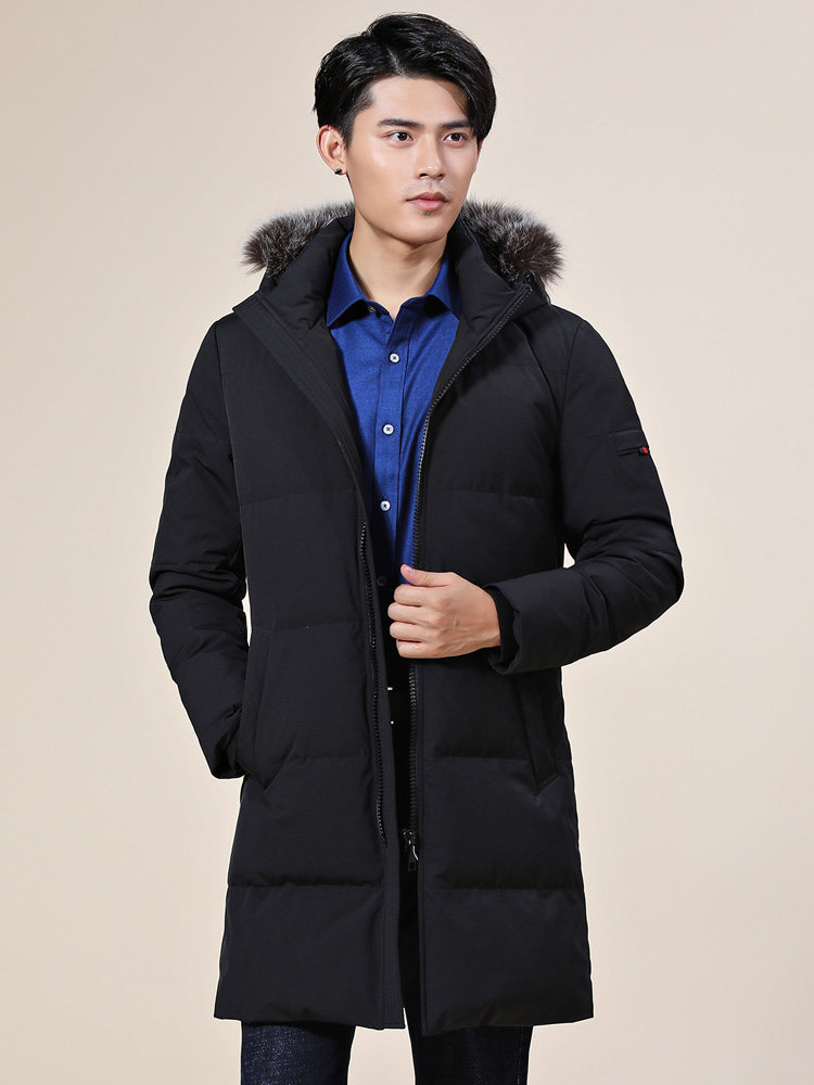 商场同款步森男装冬专柜款羽绒服男保暖厚白鸭绒羽绒衣外套