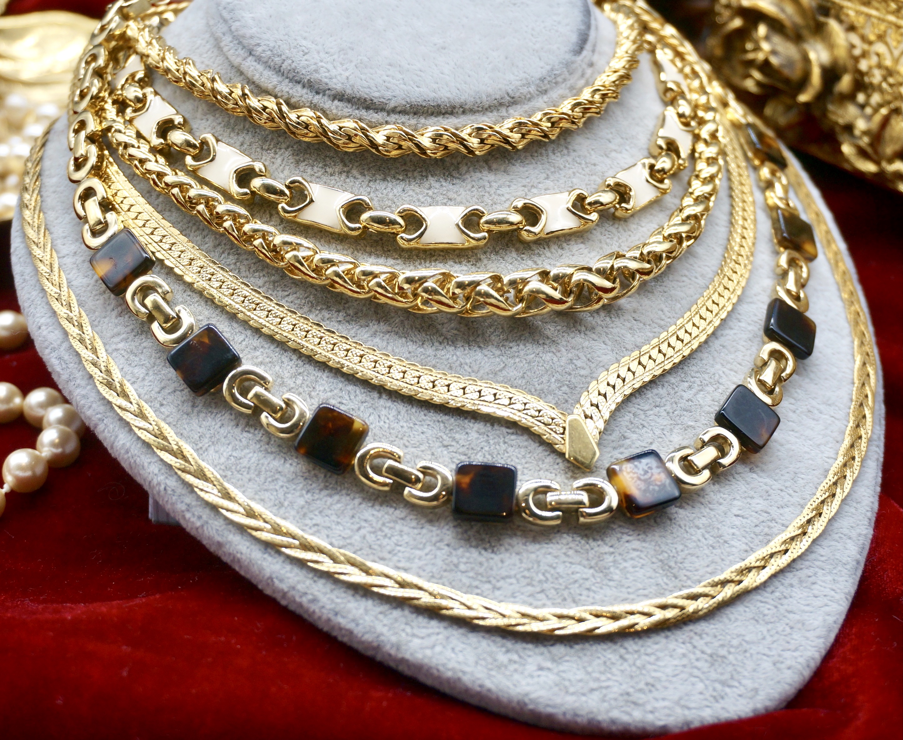 [好评好店]vintage古董复古着金属ins锁骨链 -项链-好货如云-轻舟网