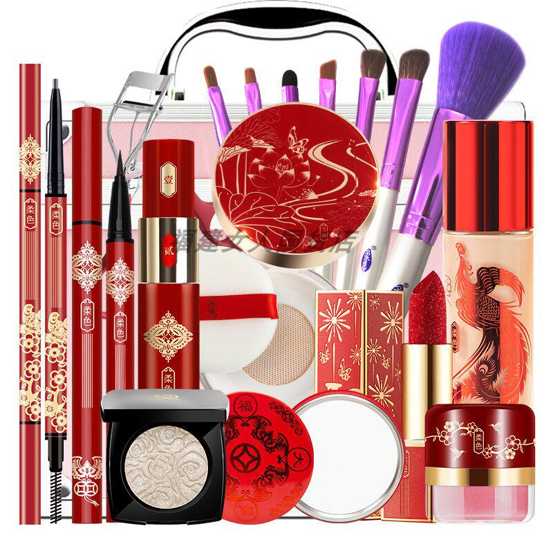 rouse柔色学生彩妆一套完整的底妆化妆品套装全套初学者淡妆新手