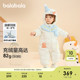 巴拉巴拉balaOne婴儿连体衣宝宝衣服2025新款冬装羽绒服连帽鹅绒