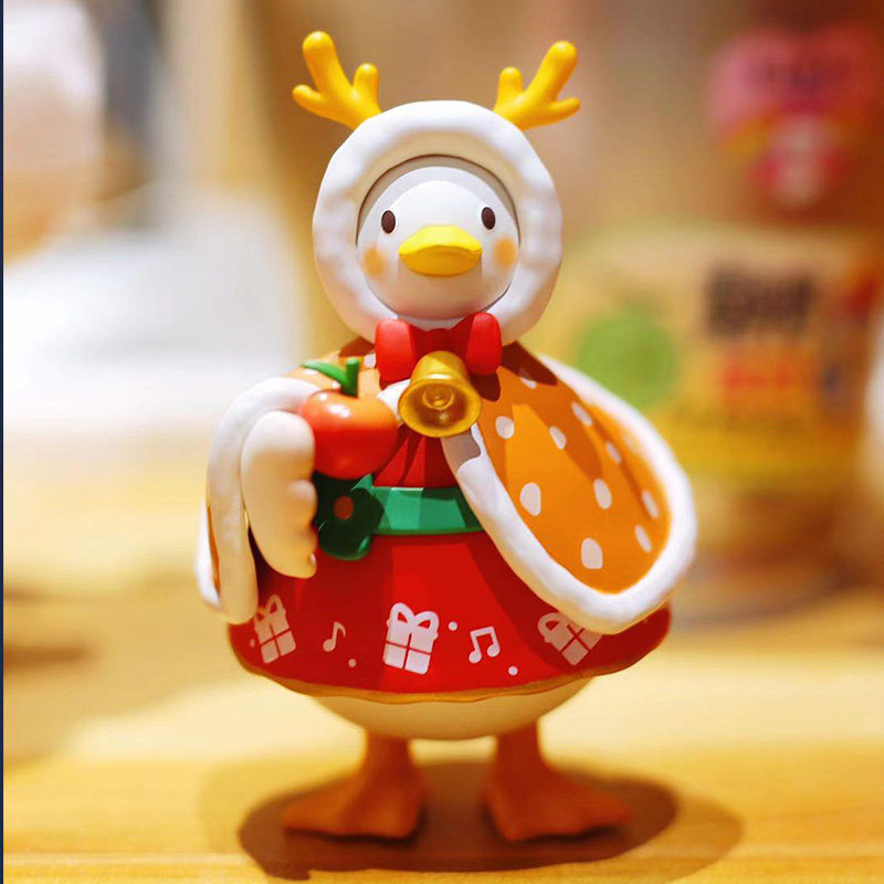 圣诞礼物现货dakeduck大可鸭圣诞派对系列盲盒潮玩手办桌面摆件