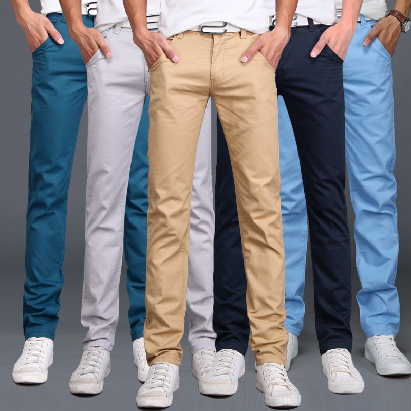 New fashion men jeans Hole jeans man pants 男修身休闲裤在类目 男装, 休闲裤中 - 来自Buy2taobao.com提供专业的淘宝代购服务