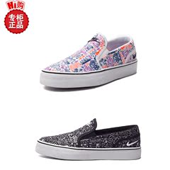 正品 NIKE耐克2016年新款女子WMNS TOKI SLIP PRINT休闲鞋724769