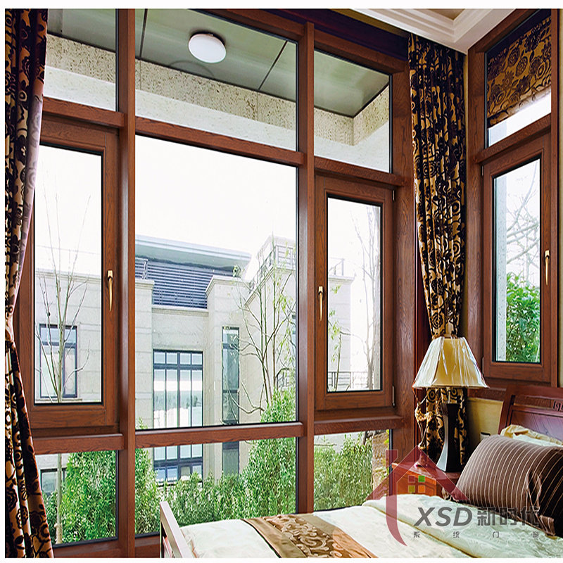 阳光房铝包木门窗隔音断桥铝三层中空保温金钢窗纱封阳台露台优惠券
