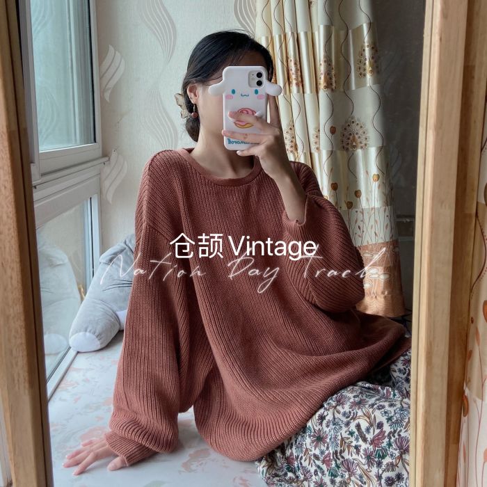 Cangjie Ancient Works vintage Versatile Sister paper Sweater Easy Harajuku solar system Countryside Mori girl sweaterin the Women's clothing/Boutique , Sweaters category - from Buy2taobao.com to provide professional Taobao agent buy service