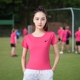 广场舞上衣短袖T恤速干运动跳舞衣服夏季舞蹈服团体健身操表演服