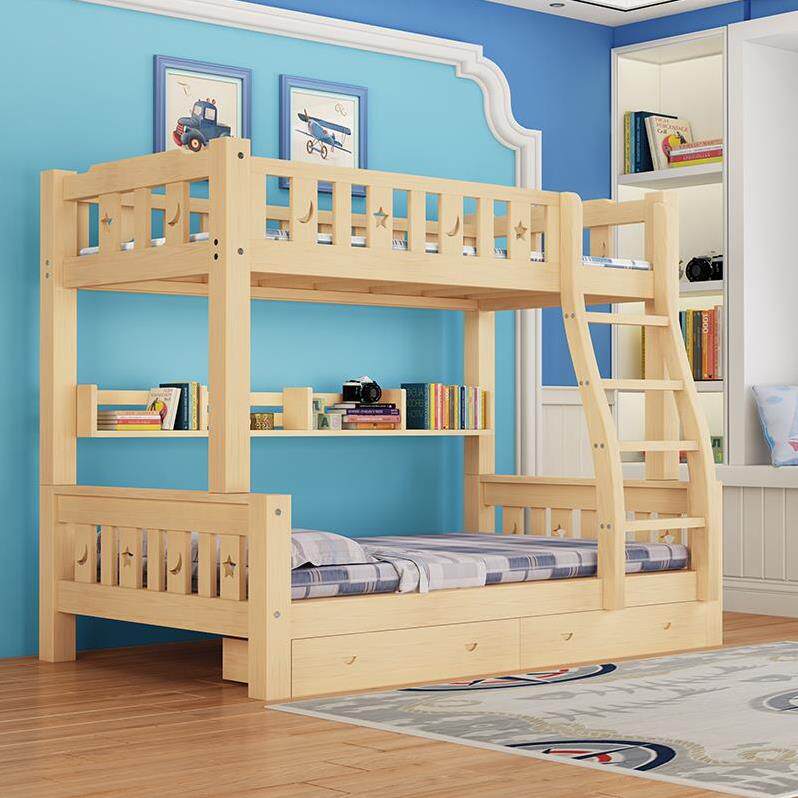 多功能成年母子小孩成人实木双人上下床双层床儿童床公主小户型