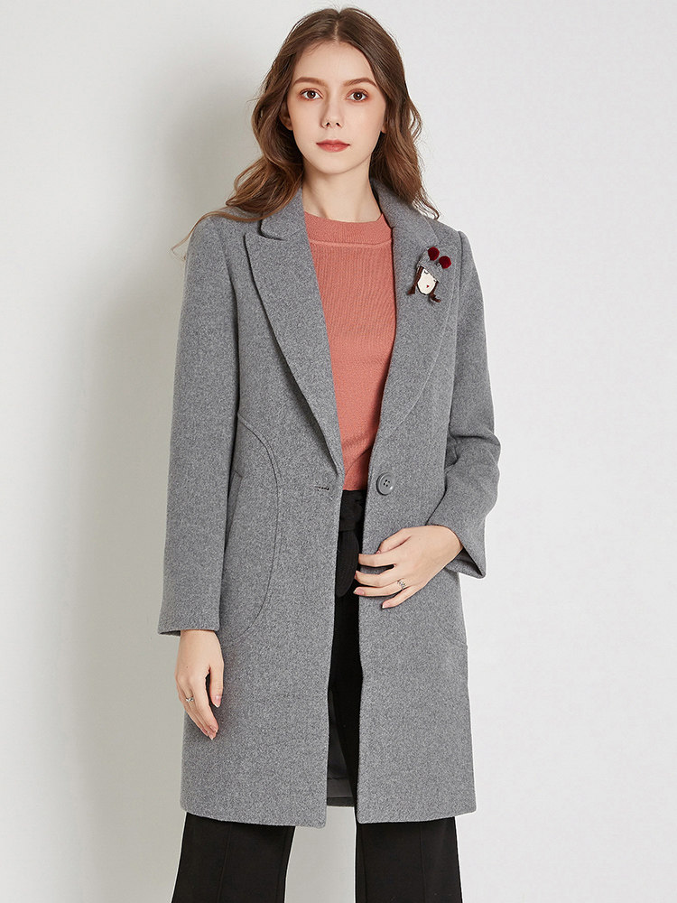 特价曼天雨品牌女装 呢大衣