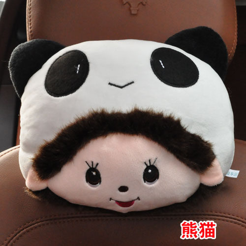 布迪汽车头枕护颈枕可爱卡通车用座椅靠枕枕头车枕车内用品创意