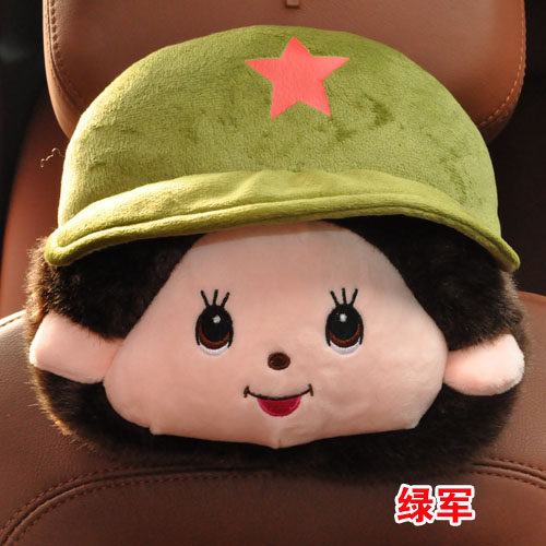 布迪汽车头枕护颈枕可爱卡通车用座椅靠枕枕头车枕车内用品创意