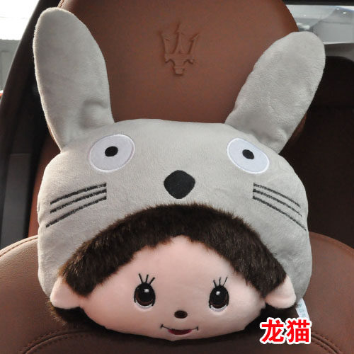 布迪汽车头枕护颈枕可爱卡通车用座椅靠枕枕头车枕车内用品创意