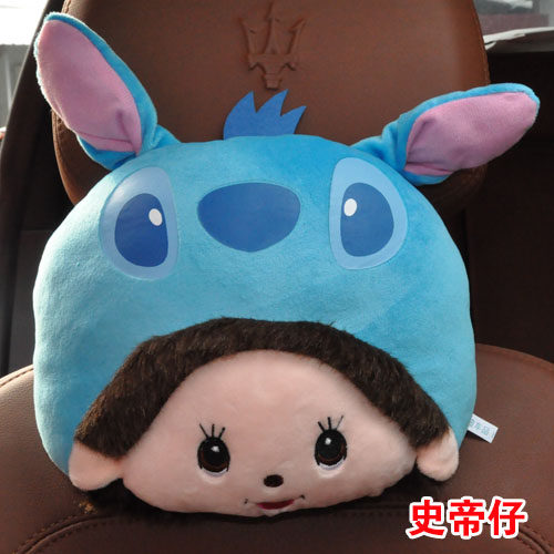 布迪汽车头枕护颈枕可爱卡通车用座椅靠枕枕头车枕车内用品创意