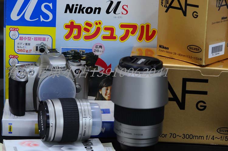 尼康 NIKON US 传统光学胶卷 胶片相机 双头28-80 70-300 老相机