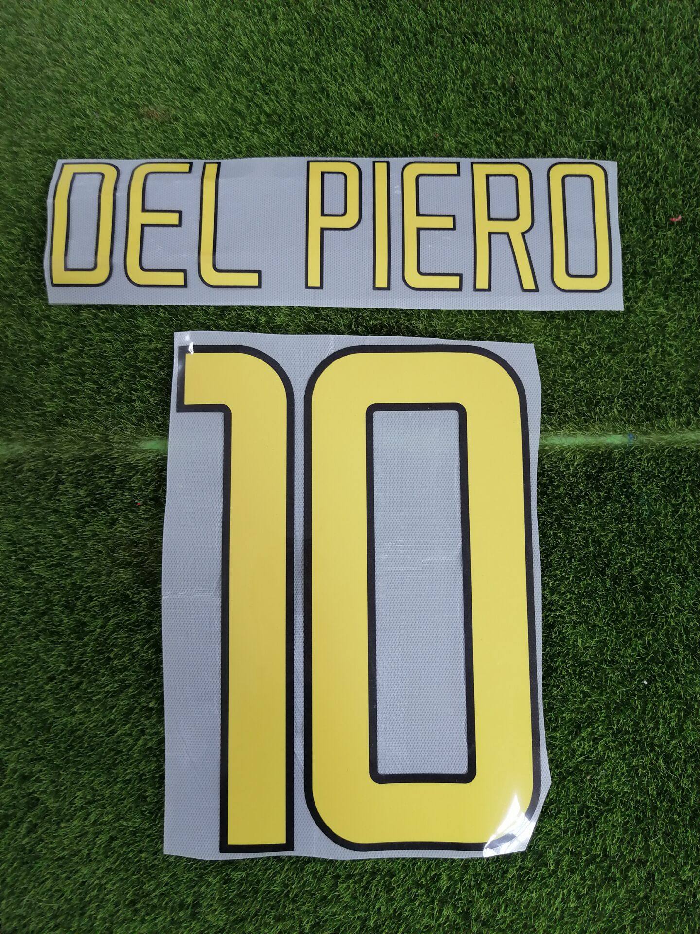 如图所示10号del piero热转印印号印字臂章