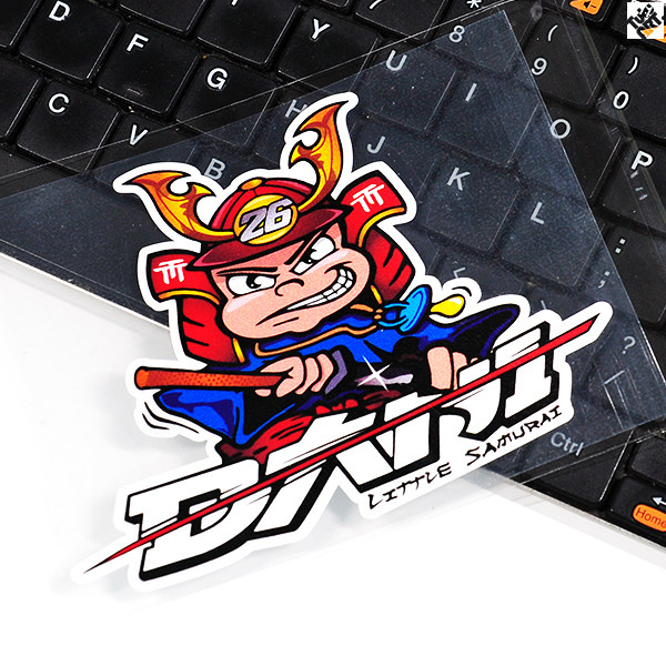 tutu圖圖車貼 佩德罗萨pedrosa侍 带刀侍卫dani卡通摩托车反光贴