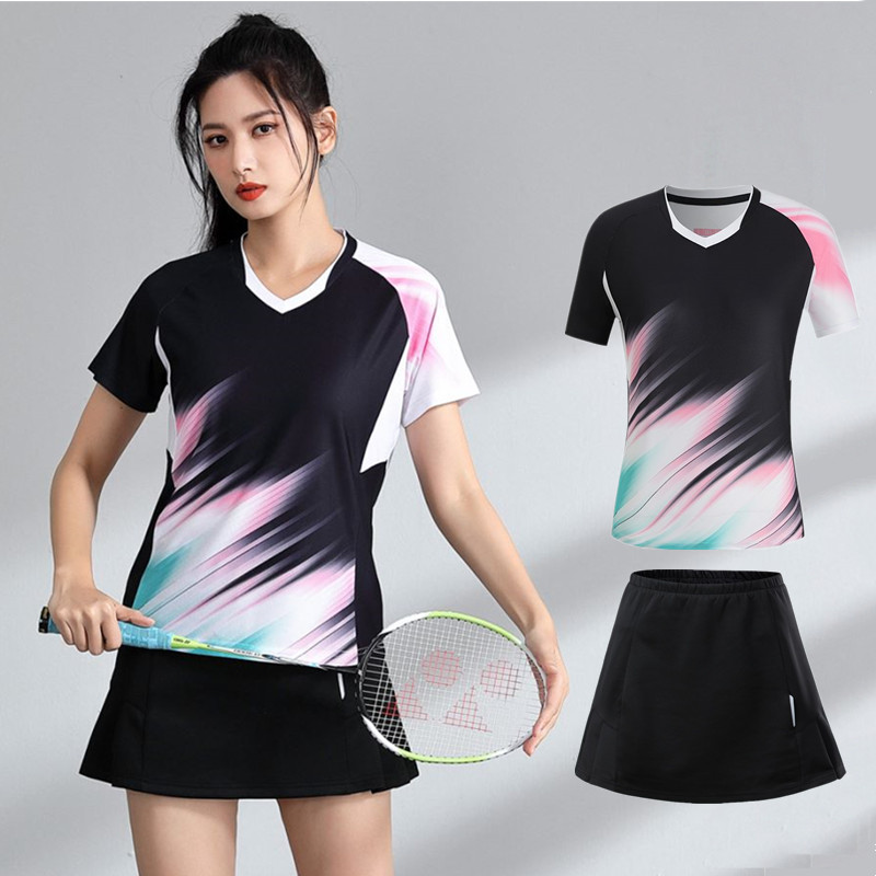 气排球服2023新款男女运动服速干透气乒乓网球跑步比赛服套装定制