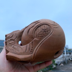 日本老木鱼佛教工艺品聆听古寺情怀敦煌慈悲颂梵呗法器音质低沉雅