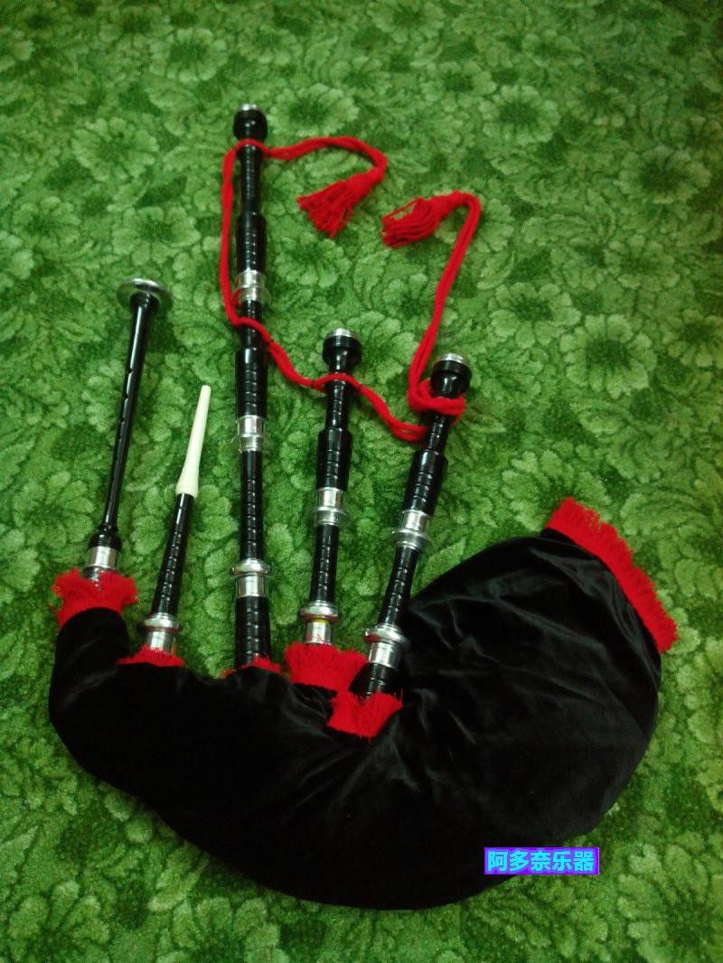 英国进口 苏格兰风笛紫檀黑银专业高地风笛bagpipes乐器dudelsack