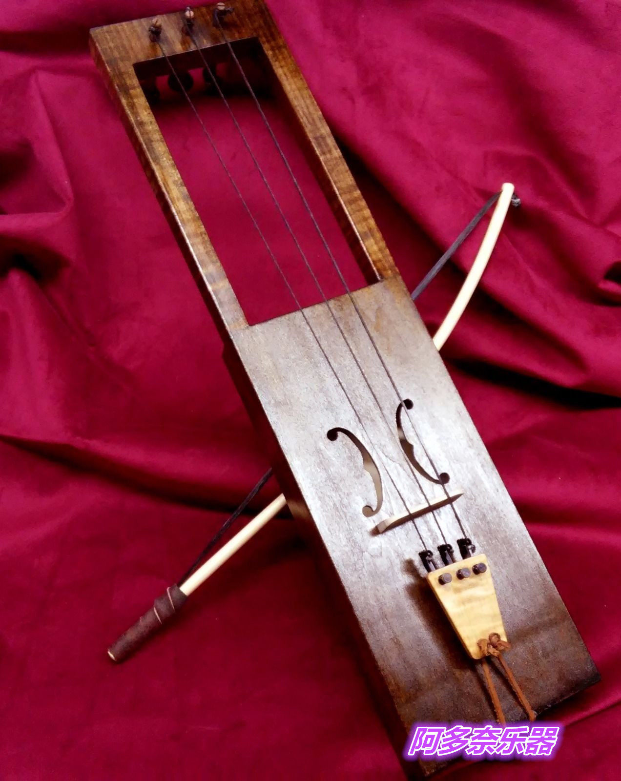 阿多奈乐器的优惠券大全—美国进口 芬兰民间乐器jouhikko琴 空心琴身