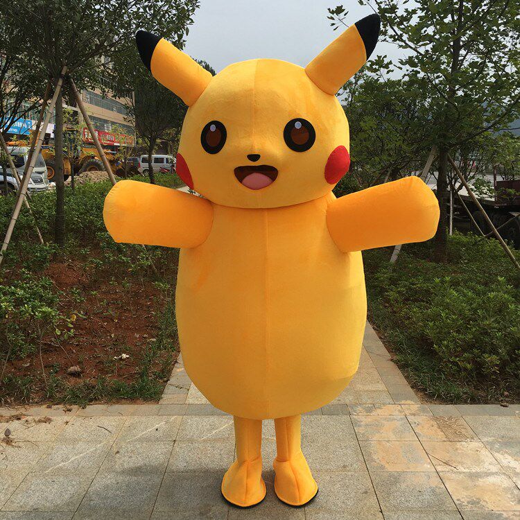 热销玩偶服装成人 卡通_出租皮卡丘卡通人偶服装成人行走服装活动表演