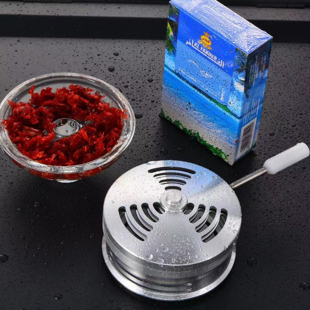 SOMEDAY SHISHA hoohkah bowl 阿拉伯水烟铝合金炭隔烟碗碳锅