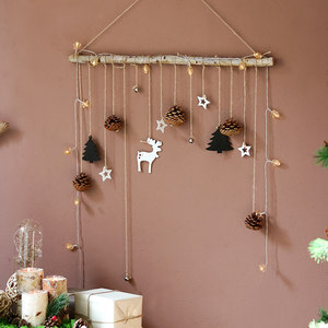 雪花吊饰橱窗图片