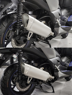 摩托车改装排气管 XMAX300 不锈钢前段排气 XMAX300改装天蝎尾段