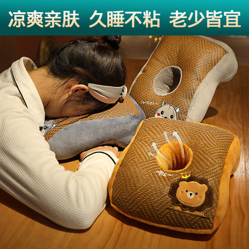 兒童趴睡枕學生趴著睡覺夏季涼席抱枕女生睡覺桌上辦公室午睡枕頭在類目 尿片/洗護/餵哺/推車牀, 睡袋/涼蓆/枕頭/牀品, 儿童趴睡枕中 - 來自Buy2taobao.com提供專業的淘寶代購服務