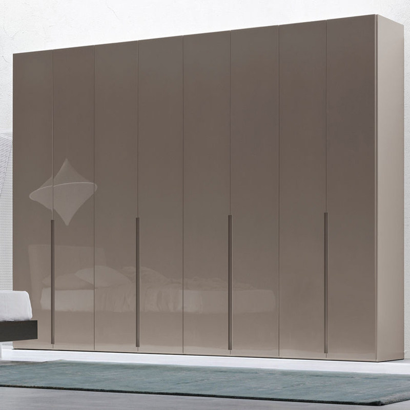 大佧设计现代简约烤漆开门大衣柜板式