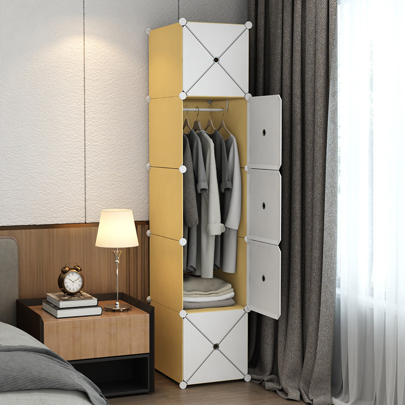 小衣柜简易宿舍单人出租房家用卧室结实耐用经济型储物柜收纳柜子