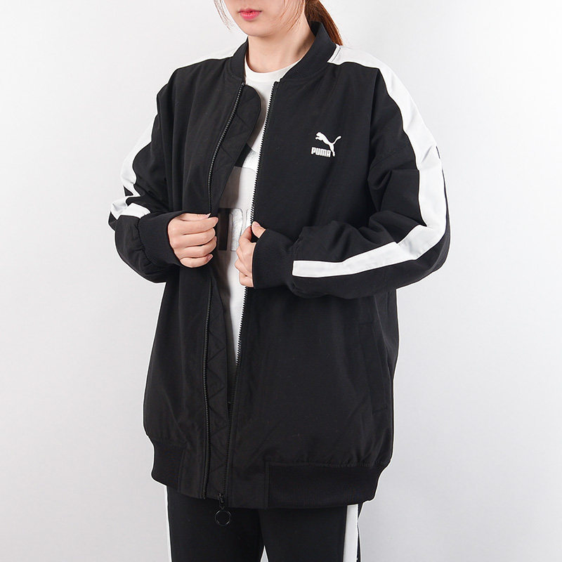 酷锐运动专营店的优惠券大全—puma彪马外套女2020冬季新款t7宽松立领