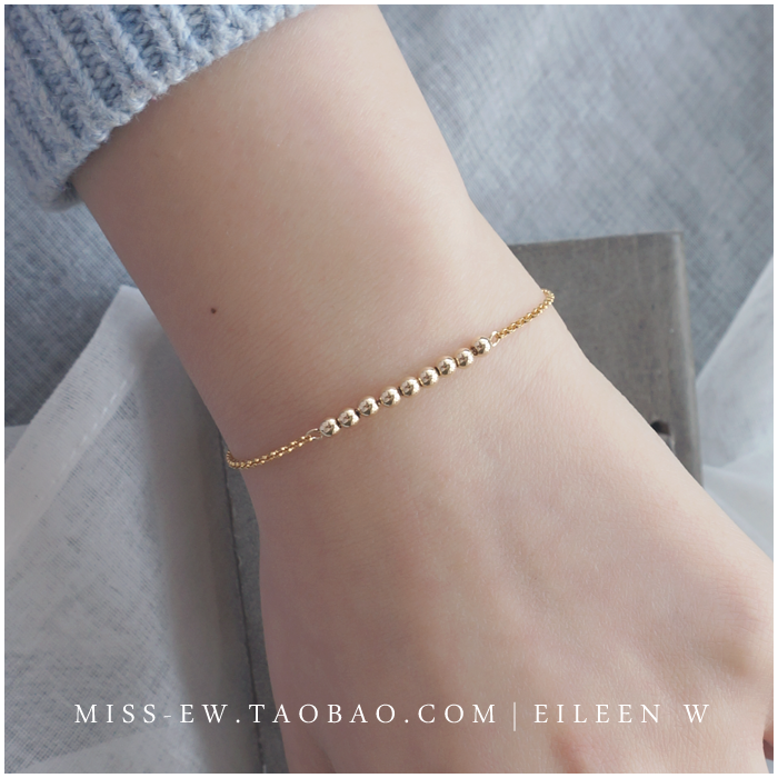 Special Offer ~Eileen W. manual.Simplicity European style U.S.A 14k Cover with gold leaf Smooth Transport Kim Braceletin the Accessories/Fashion Jewelry, Bracelets category - from Buy2taobao.com to provide professional Taobao agent buy service