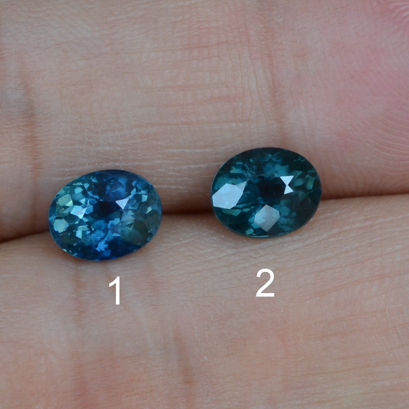 天然无烧蓝绿色马达加斯加蓝宝石裸石166ct17克拉vvs净度满火彩