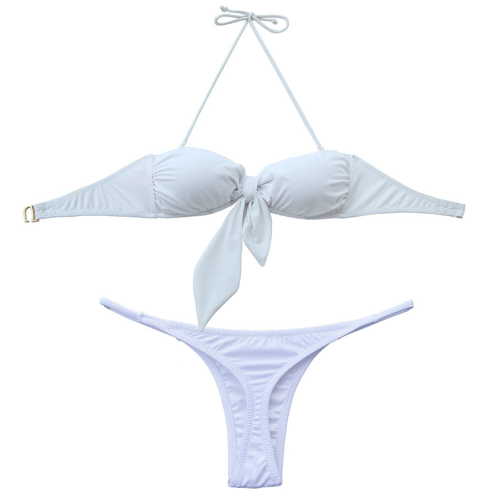 聚拢泳衣带胸垫