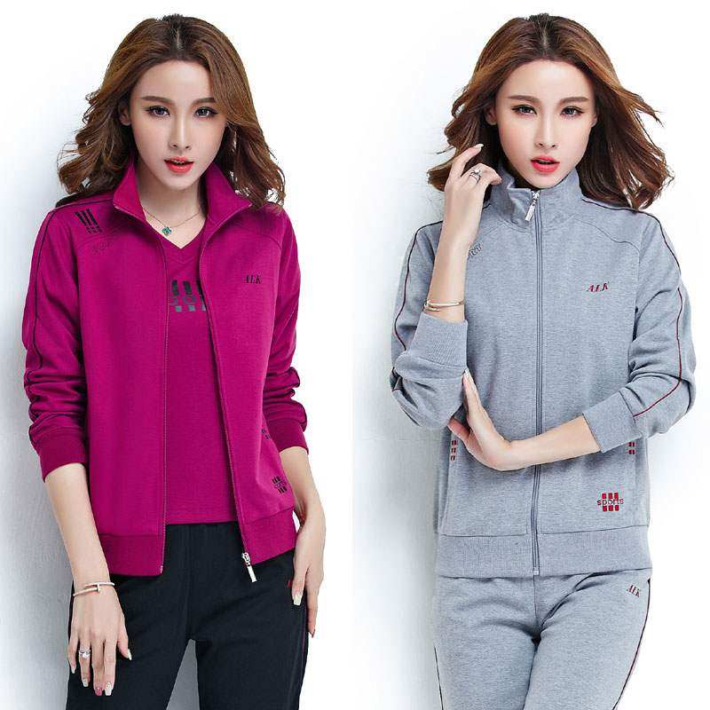 一折特步休闲女装 运动服套装