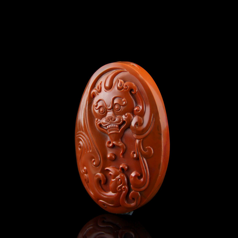 苏工精品雕件/挂件 仿古龙雕件 重77.47g - 拍卖