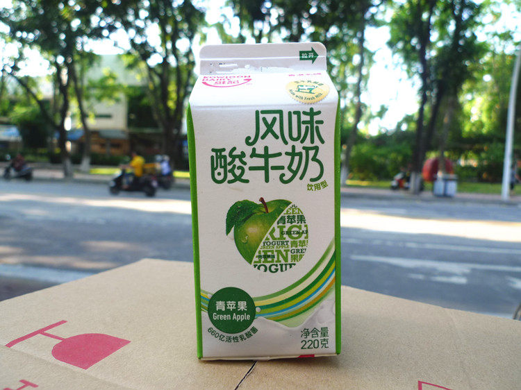 维记 青苹果味 酸奶 酸牛奶220g*6盒 新鲜营养好喝 全国韵达包邮