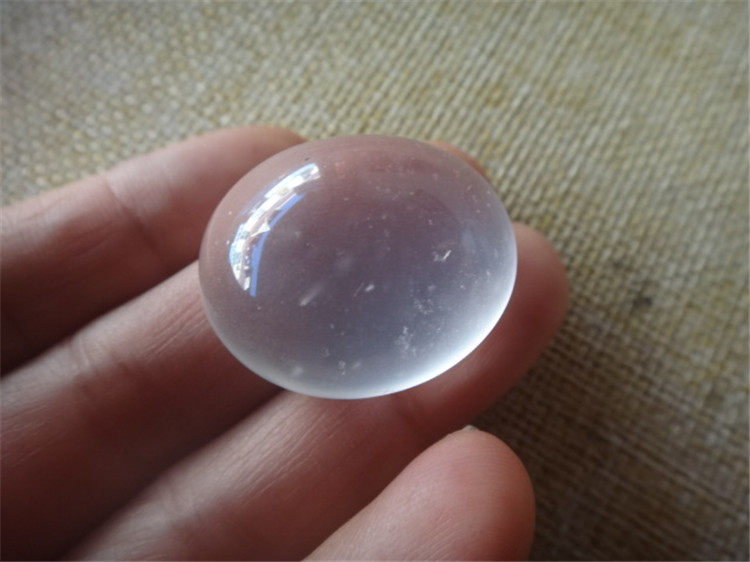 天然水沫子椭圆形戒面水沫玉超大裸石戒面大吊坠镶钳裸石28毫米