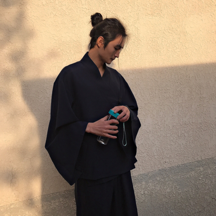 王米诺汉服元素国风华风藏蓝色套装男女同款深蓝无口袋蓝色有口袋|ruв категории плесень играть/Аниме/вокруг/cos/настольные игры, 二次元古风服装, 古风套装 - от Buy2taobao.com для оказания профессиональной услуги покупки агента Taobao