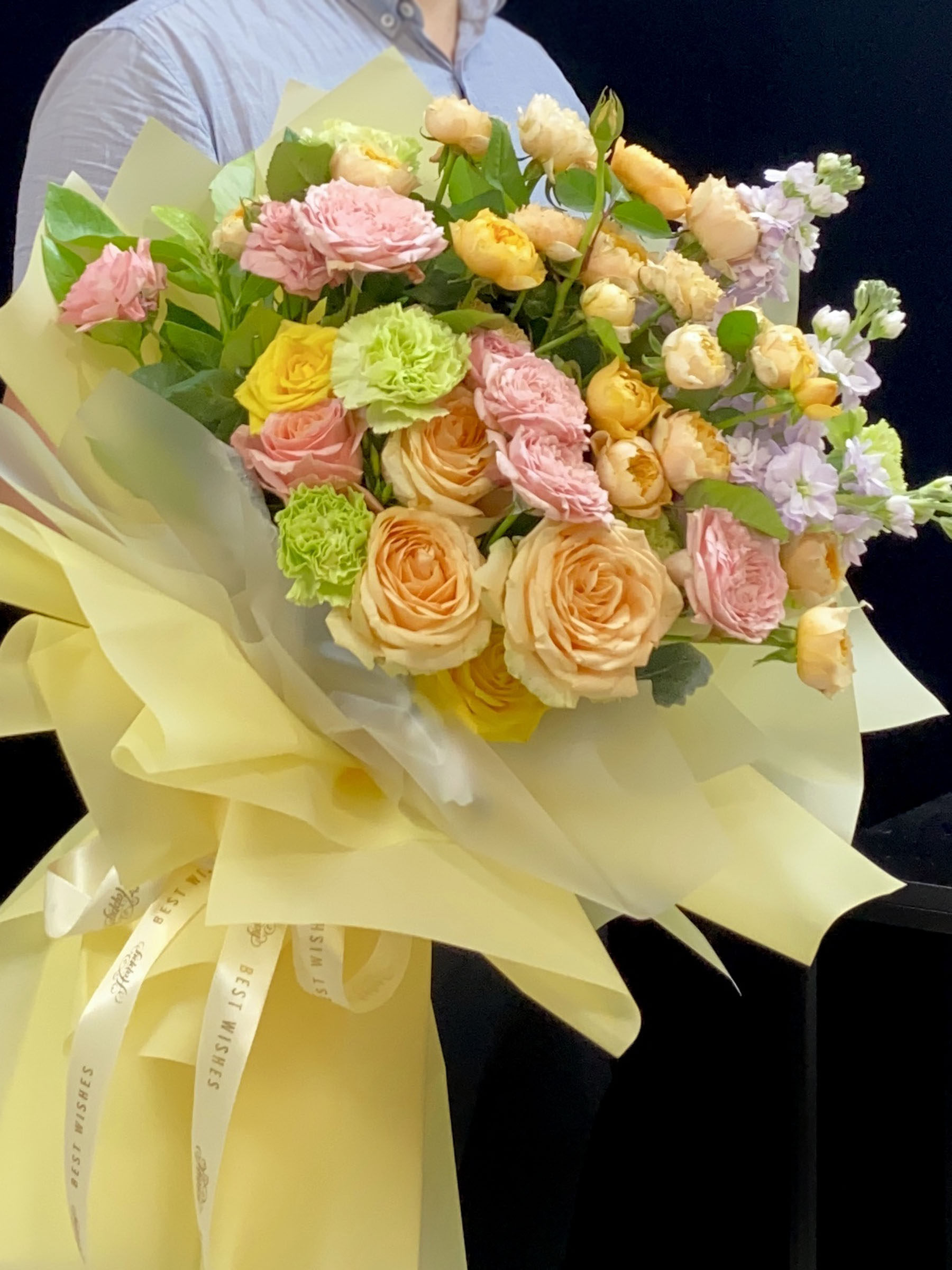 高端花艺的优惠券大全—女神款西安鲜花速递同城配送生日花束花店香槟