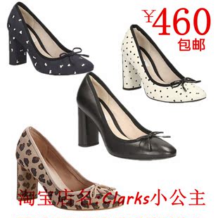 celine faye價格 Clarks小公主其樂Idamarie Faye新品高跟鞋粗跟單鞋跟高8.5CM celine耳環價格